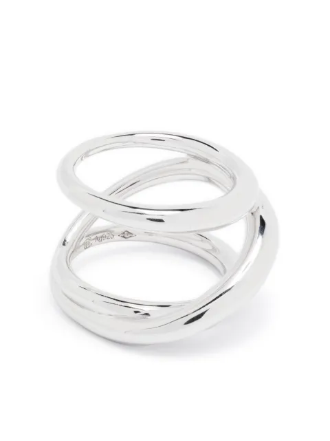 Charlotte Chesnais Triplet polished-finish ring Silver 22BA045AR