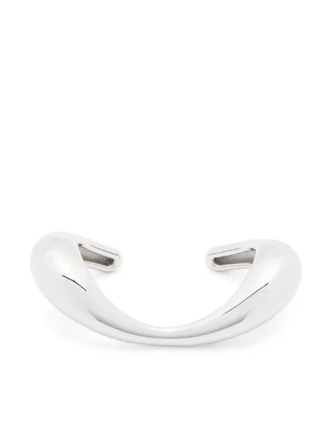 Charlotte Chesnais Lips sterling-silver cuff bracelet Silver 21BR001AR