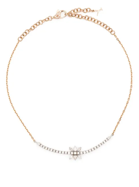 Yeprem 18kt yellow and white gold diamond choker Gold NE04913