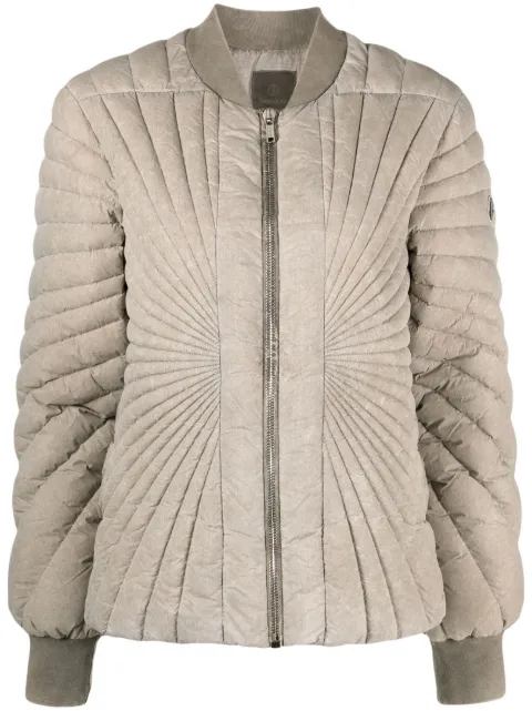 Moncler Radiance Flight padded bomber jacket Neutrals MU02C1A06M3855
