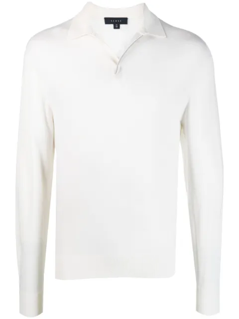 Sease Lasca merino polo shirt White LASCAWP032XG004