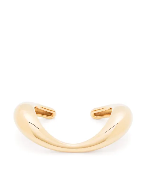 Charlotte Chesnais Lips gold-plated cuff bracelet Gold 21BR001VER