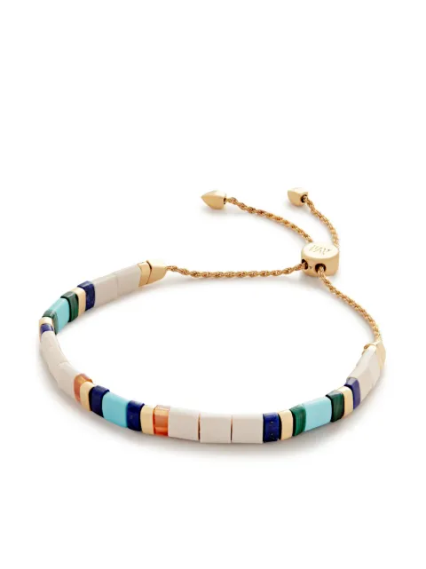 Monica Vinader Delphi jasper friendship bracelet White GPBLEGYTJAS