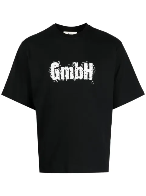 GmbH logo-print crew-neck T-shirt Black BIRKLOGOSS23