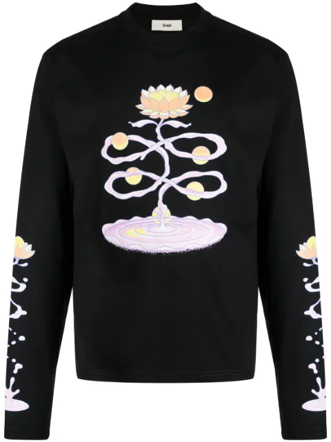 GmbH graphic-print jersey-knit sweatshirt Black ZARQASS23