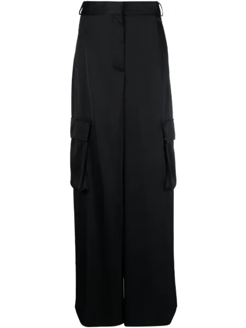 Versace wide-leg cargo trousers Black 10098441A06838