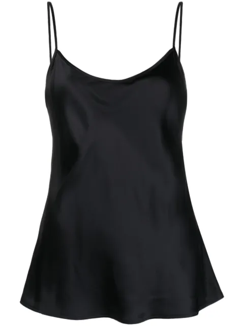 Lorena Antoniazzi V-neck slip top Black E2369TS36A4217