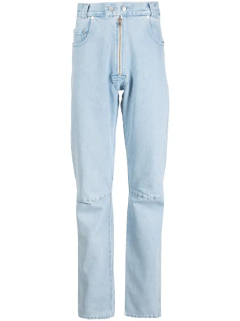GmbH washed straight-leg jeans Blue DARVEESHSS23