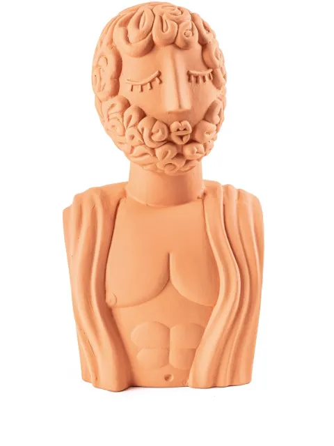 Seletti Magna Graecia Bust Man statue Orange 11512