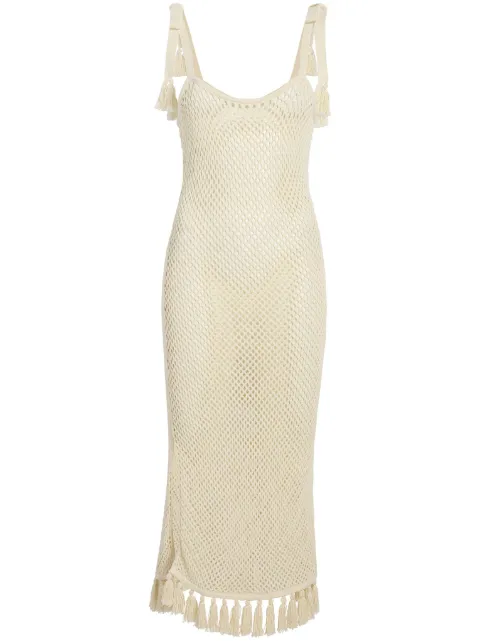 Cinq A Sept Kerry midi beach dress Neutrals ZK7746554ZIVO