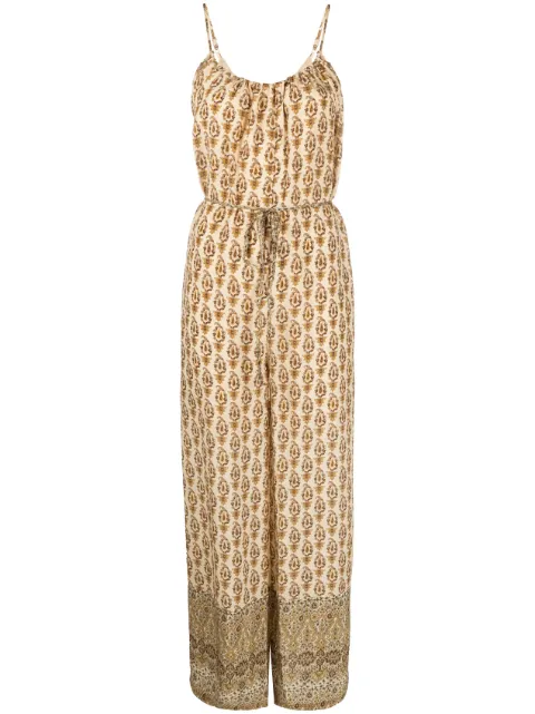 Gold Hawk Provence silk jumpsuit Neutrals GH4822