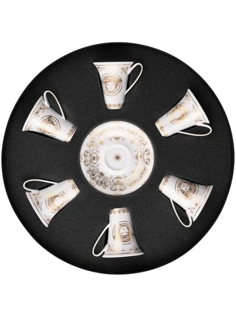 Versace Medusa Gala cups and saucers (set of six) Gold 1932540363529254