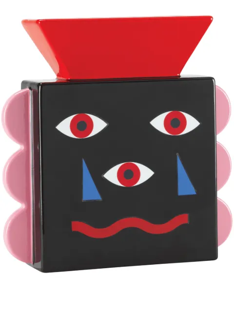 Qeeboo Beautiful Face ceramic vase Black 49001BF