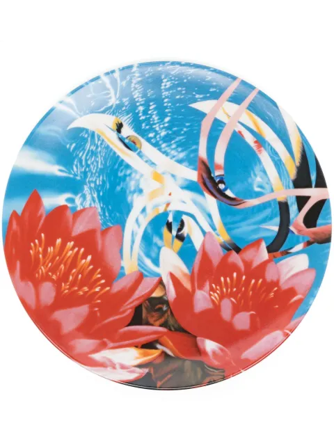 Ligne Blanche Rosenquist porcelain plate Blue CAJR07