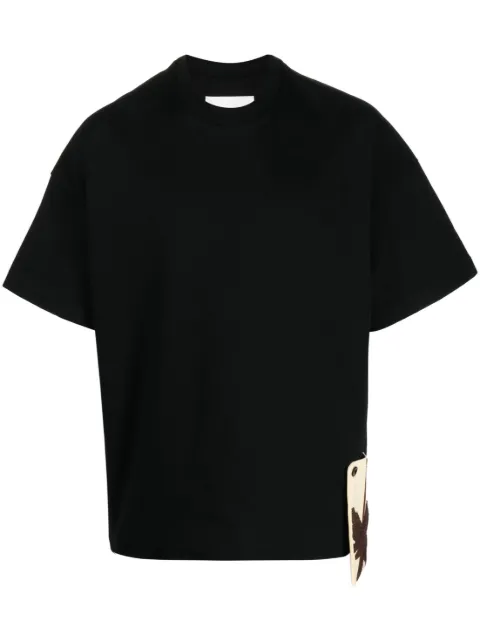 Jil Sander patch-detail cotton T-shirt Black J22GC0119J20035