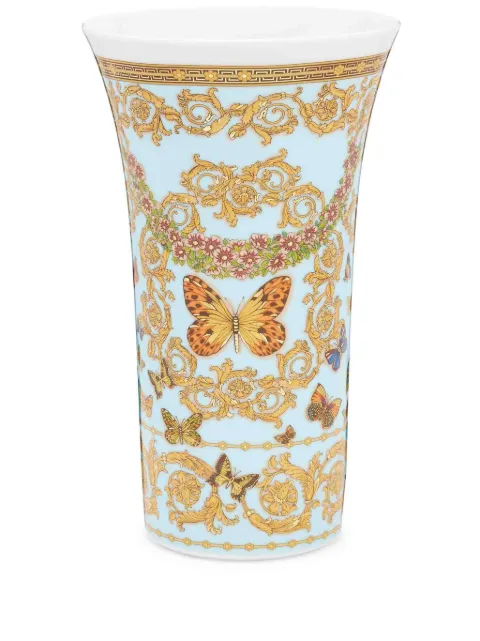 Versace Le Jardin De Versace porcelain vase (26cm) Blue 1409110291226026