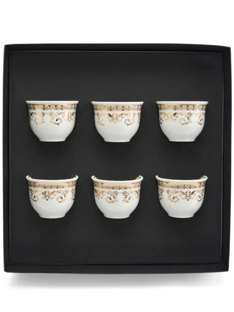 Versace Medusa Gala espresso cup (set of six) White 1441340363528403