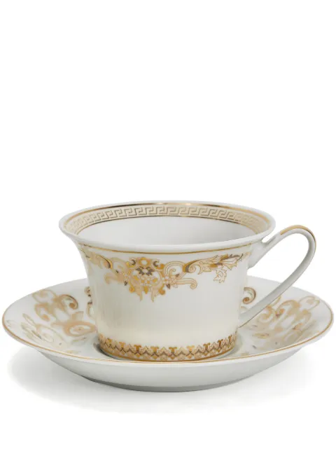 Versace x Rosenthal Medusa Gala tea cups and saucers (set of six) White 1932540363529253