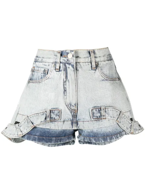 Almaz Skirtpant layered mini skirt Blue DE0202SS23