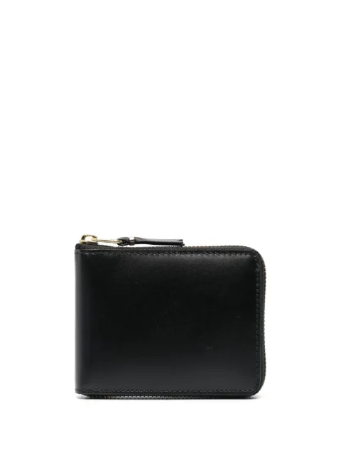 Comme Des Garçons Wallet leather zip-around wallet Black SA7100CP