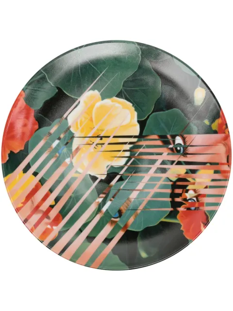 Ligne Blanche Rosenquist Nasturtium Salad plate Green CAJR08