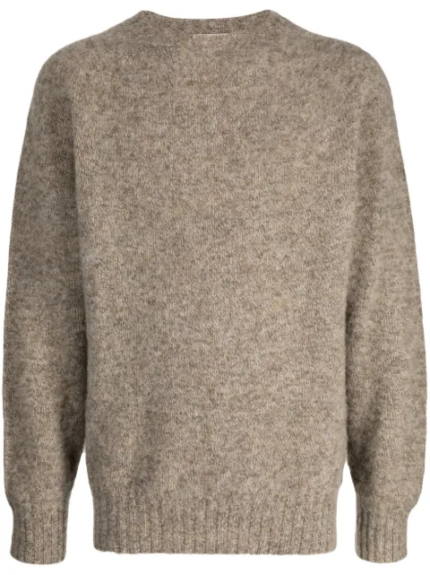 YMC Earth Jets knit jumper Brown P8AZC