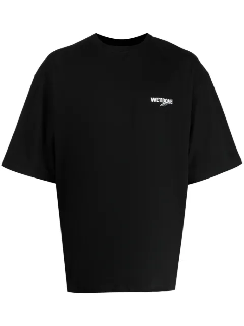 We11done logo cotton T-shirt Black WDTT123992UBKBLACK