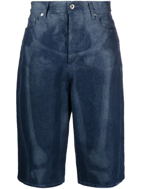 Off-White Body Scan denim shorts Blue OMYC016S23DEN001