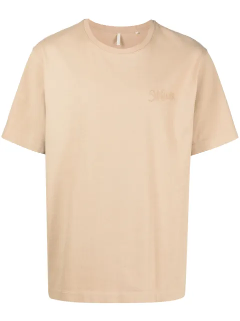 Sunflower graphic-print organic-cotton T-shirt Neutrals 2018KINGTEE