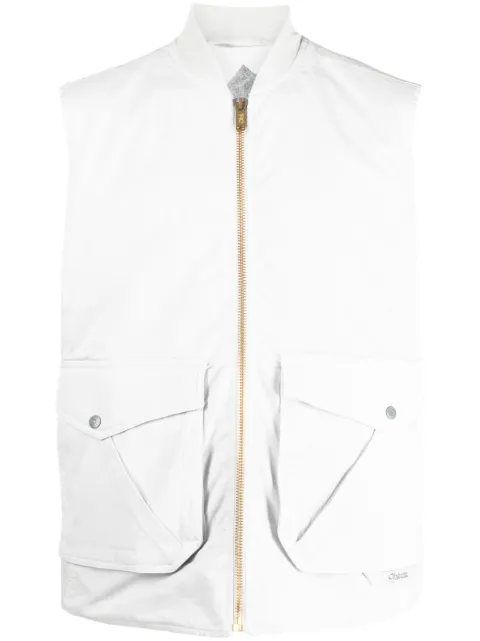 OBJECTS IV LIFE cargo cotton gilet Grey OBJ00220816