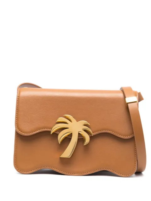 Palm Angels Palm shoulder bag Brown PWNQ008S23LEA0016076