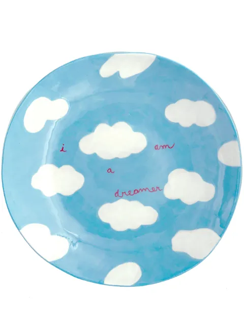 LAETITIA ROUGET I am a dreamer fruit platter (36cm) Blue 21LRP01IAD