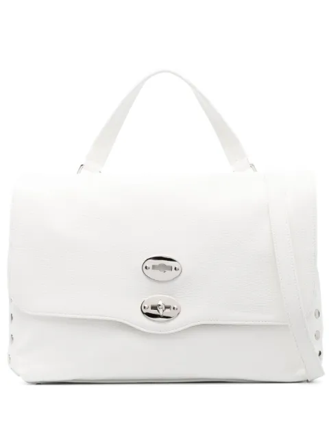 Zanellato Postina® stud-detail tote bag White M0680100050000