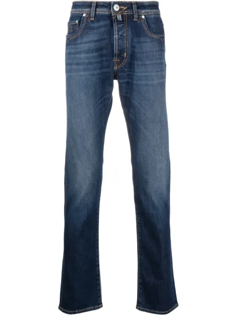 Jacob Cohën embroidered-logo slim jeans Blue E23JCUUQM0444S3874467D