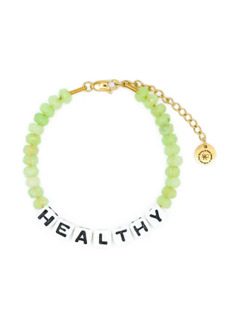 Sporty & Rich Healthy beaded bracelet Green AC464PE