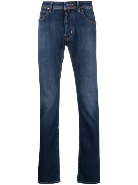 Jacob Cohën embroidered-logo slim jeans Blue E23JCUUQM0439S3730409D