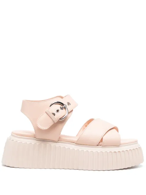 AGL Aurora platform sandals Pink D642073PQKO037