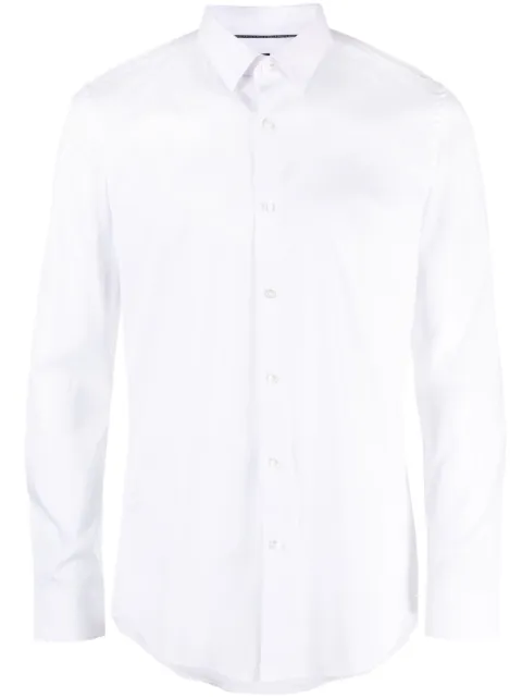 BOSS long-sleeve buttoned shirt White 50480085