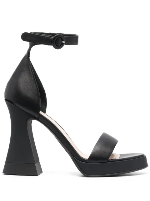 AGL Janis 115mm ankle-strap sandals Black D669019PGKA076