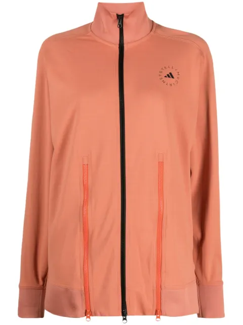 adidas by Stella McCartney TrueCasuals logo-print track jacket Orange HR9174
