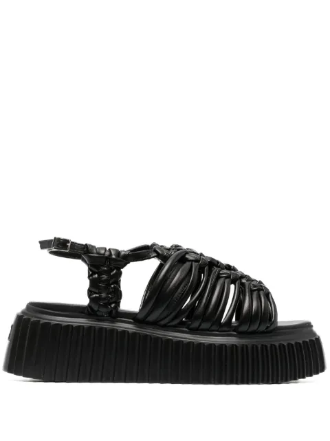 AGL Alice 65mm flatform sandals Black D642072PQKE158