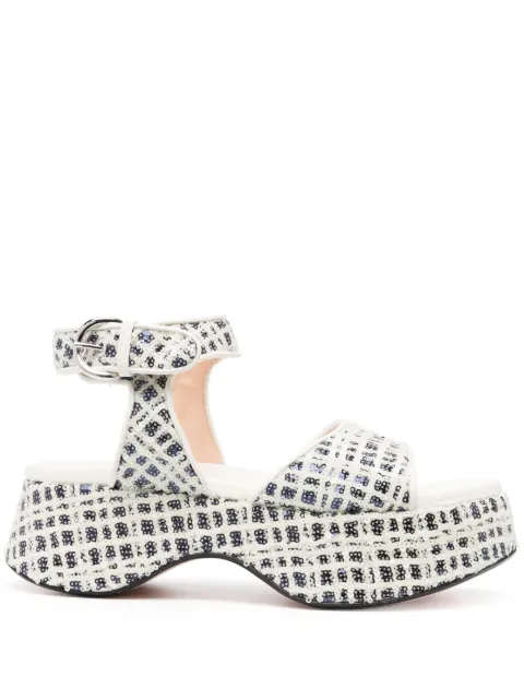 AGL Lil Sis Neony 65mm sandals White D682006PCK7563