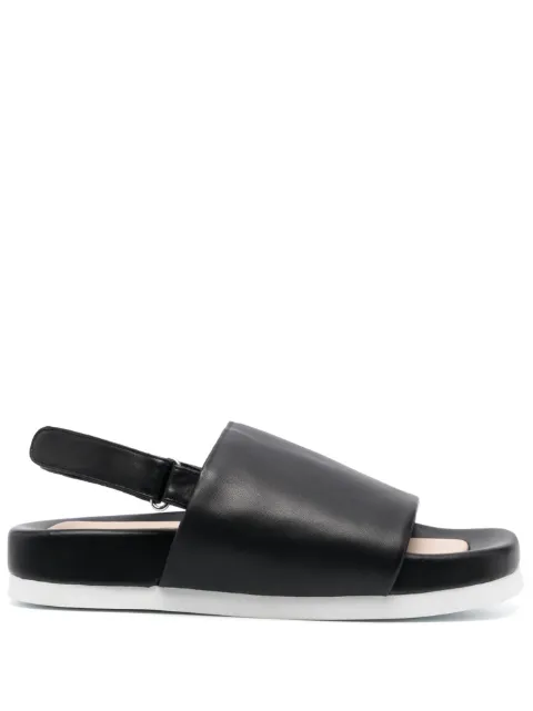 AGL Holly 35mm leather sandals Black D677002PGK0521