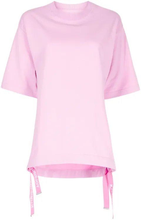 Khrisjoy Route graphic-print T-shirt Pink ESW063N