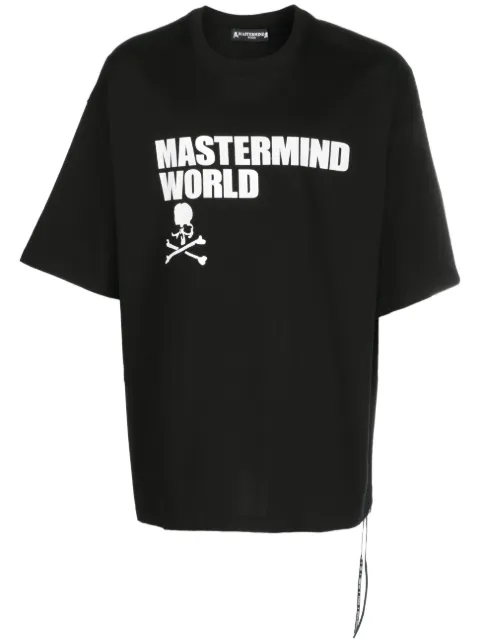 Mastermind Japan oversized logo-print T-shirt Black MW23S10TS065