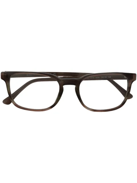 Ray-Ban rectangle-frame glasses Brown RB5418