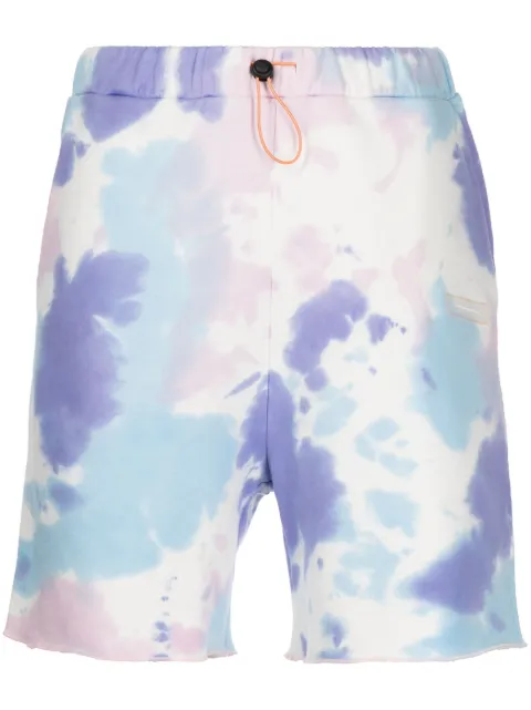 Palmer tie-dye cotton shorts Multicolour SS23P024