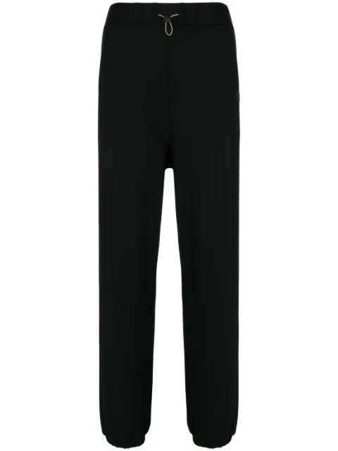 Palmer logo-embroidered cotton track pants Black SS23P0221