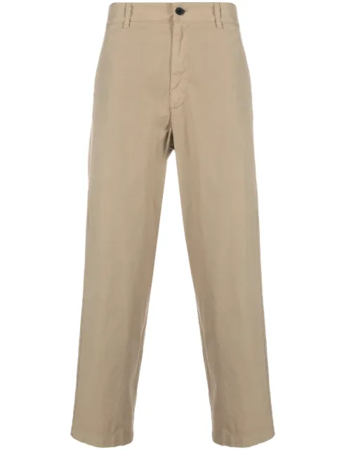 Department 5 mid-rise stretch-cotton chinos Neutrals UP0111TS0073