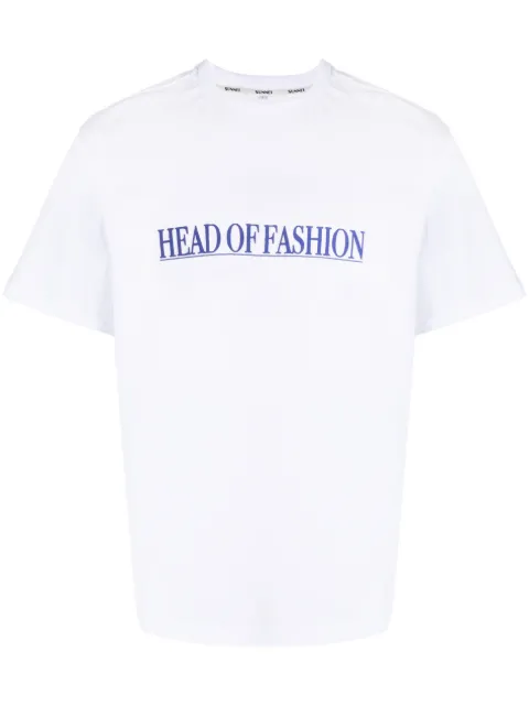 Sunnei logo-patch cotton T-shirt White MRTWXJER054JER012